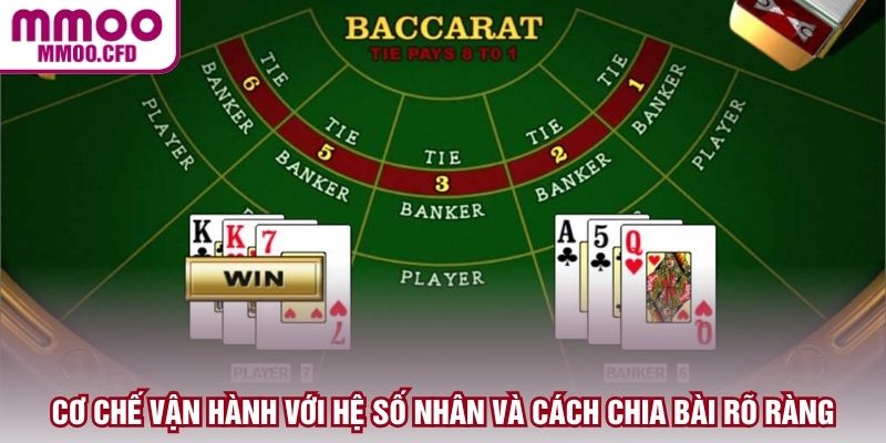 Cơ chế vận hành với hệ số nhân và cách chia bài rõ ràng