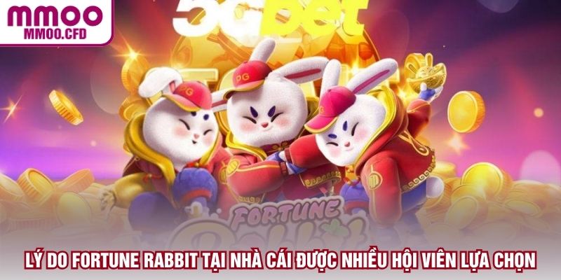 Lý do Fortune Rabbit tại nhà cái được nhiều hội viên lựa chọn
